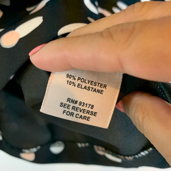 Philosophy Random Dot Print Pencil Skirt - Picture 8 of 8